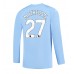 Manchester City Matheus Nunes #27 Hjemmedrakt 2023-24 Langermet